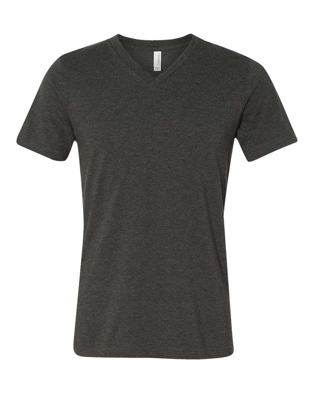 Heather CVC V-Neck Tee - 3005CVC