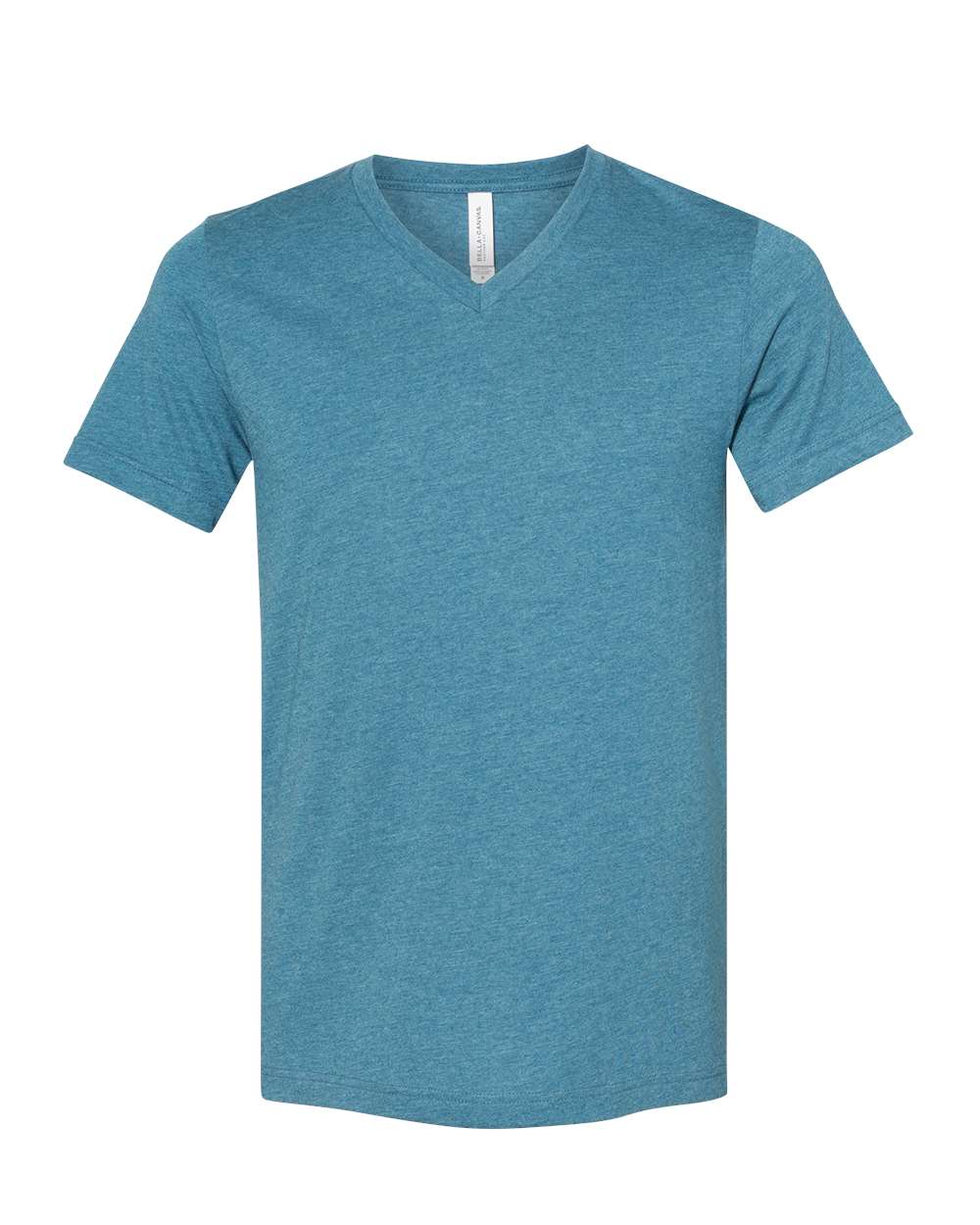 Heather CVC V-Neck Tee - 3005CVC
