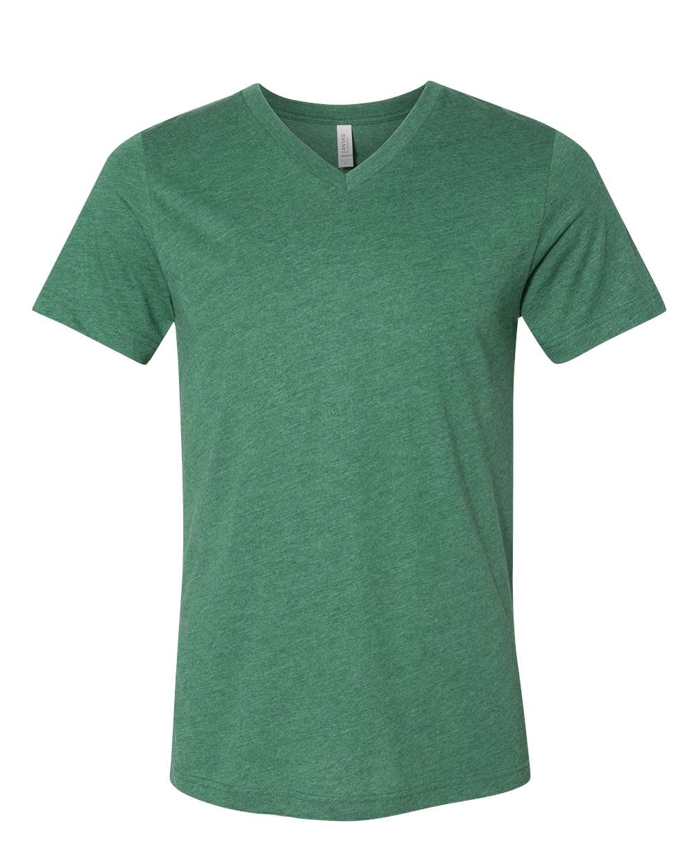 Heather CVC V-Neck Tee - 3005CVC