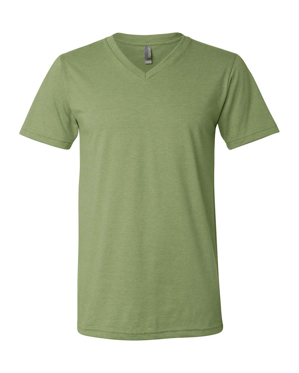 Heather CVC V-Neck Tee - 3005CVC