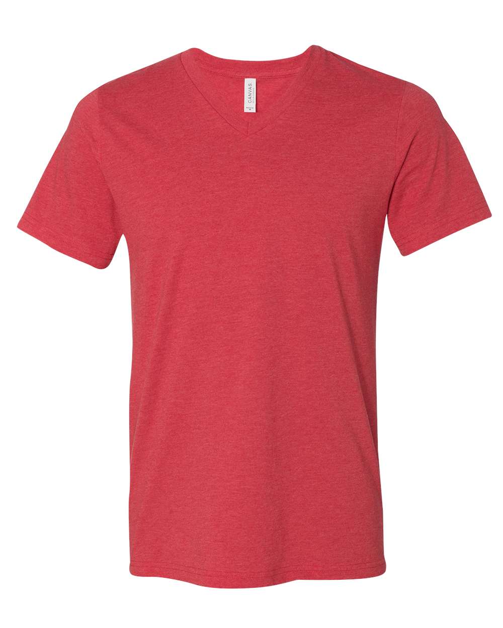 Heather CVC V-Neck Tee - 3005CVC