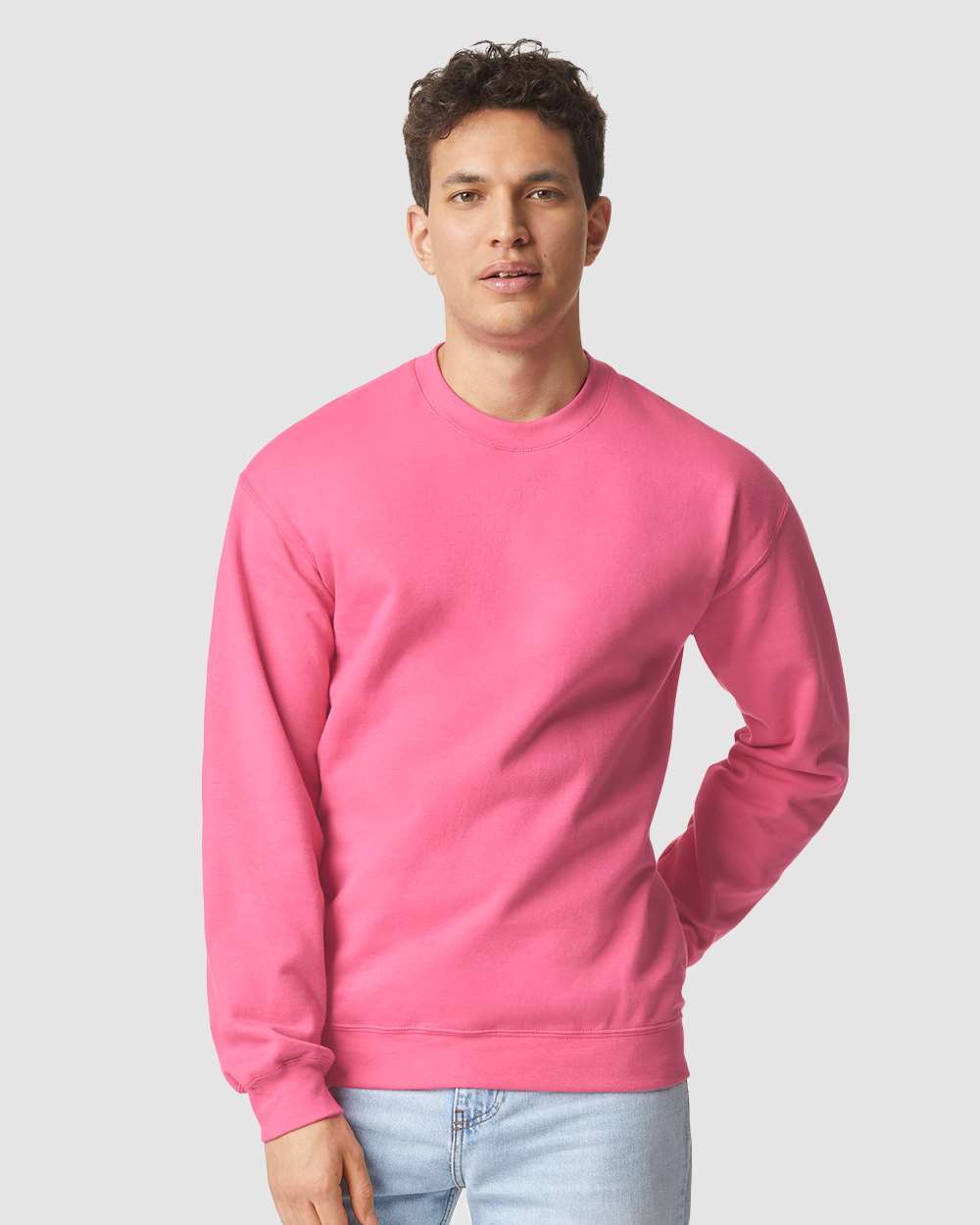 Softstyle® Midweight Crewneck Sweatshirt - SF000 (more colors #1)