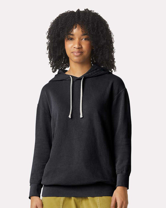 Garment-Dyed Lightweight Fleece Hooded Sweatshirt - 1467