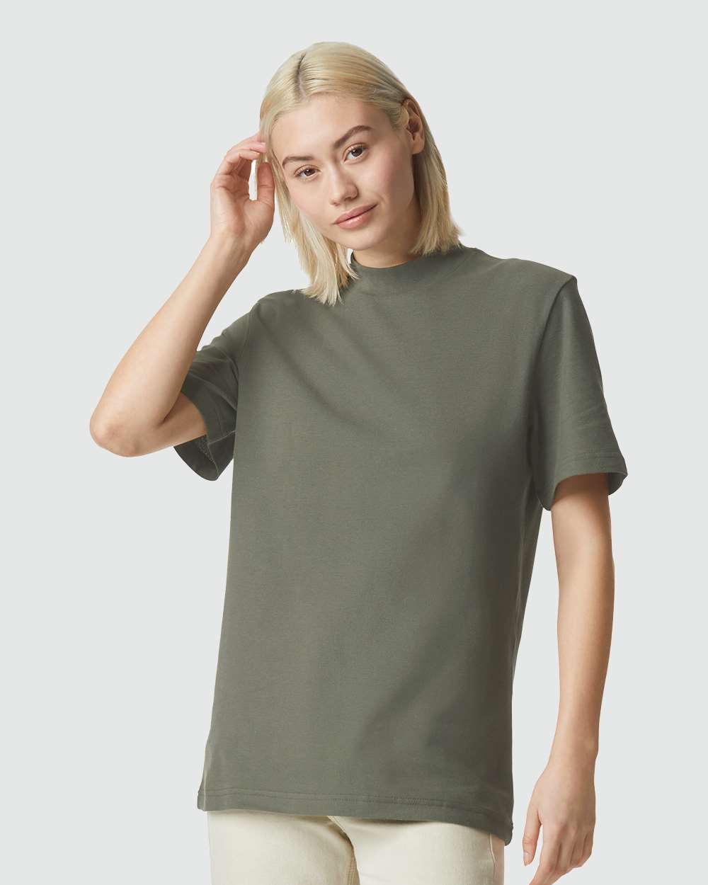 Pique Mockneck Tee - 1PQ