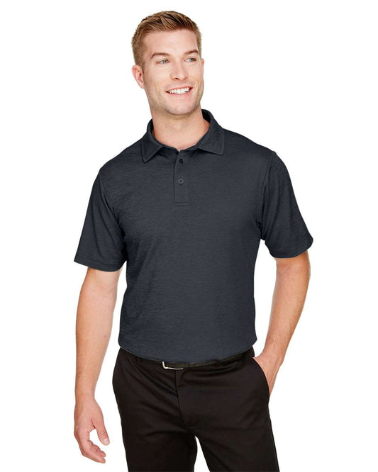 CrownLux Performance® Men's Address Melange Polo - DG22