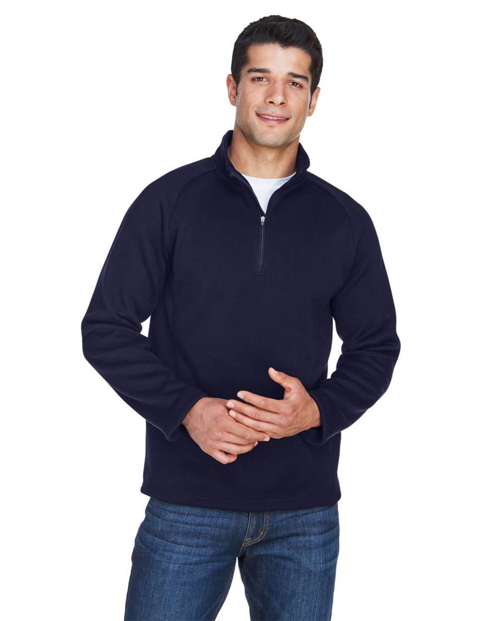 Adult Bristol Sweater Fleece Quarter-Zip - DG792