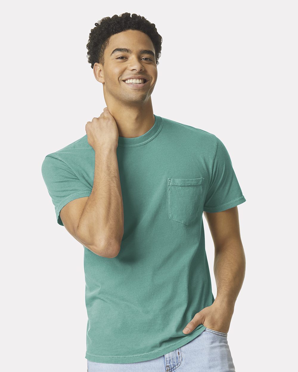 Garment-Dyed Heavyweight Pocket T-Shirt - 6030 (more colors #2)-Comfort Colors-WowApparelNYC-blank apparel-nyc-clothing blanks