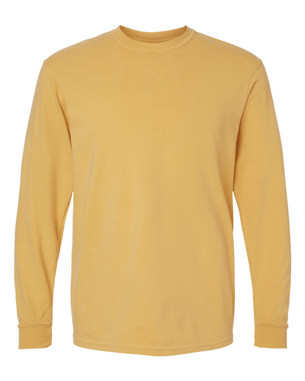 Garment-Dyed Heavyweight Long Sleeve T-Shirt - 6014