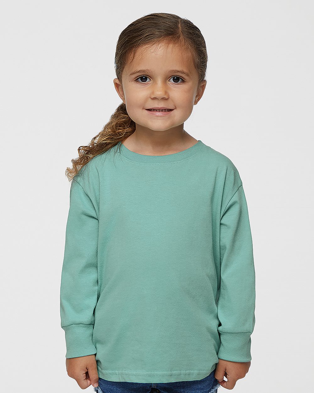 Toddler Fine Jersey Long Sleeve Tee - 3302-Rabbit Skins-WowApparelNYC-blank apparel-nyc-clothing blanks