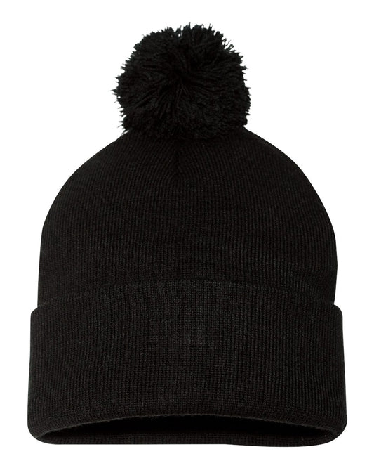 12" Pom-Pom Cuffed Beanie - SP15