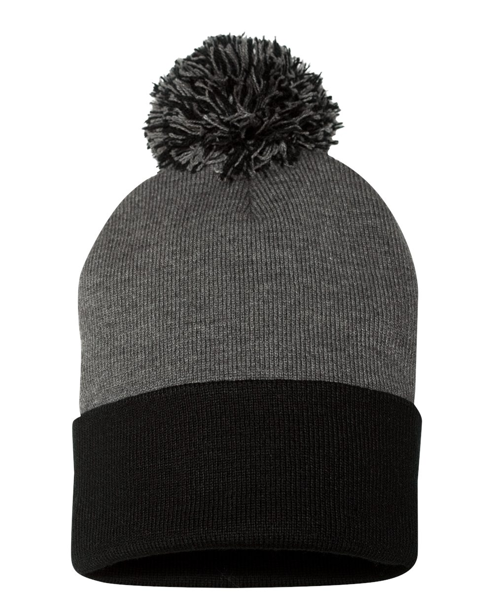 12" Pom-Pom Cuffed Beanie - SP15