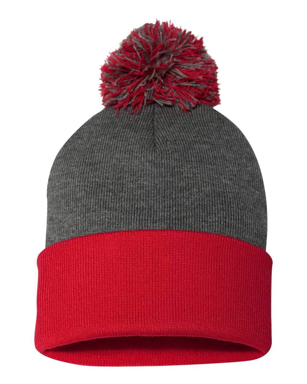 12" Pom-Pom Cuffed Beanie - SP15