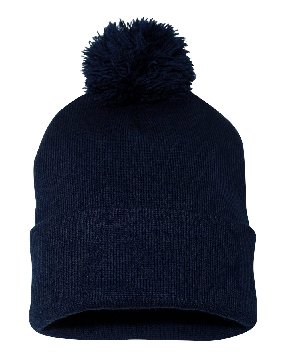 12" Pom-Pom Cuffed Beanie - SP15