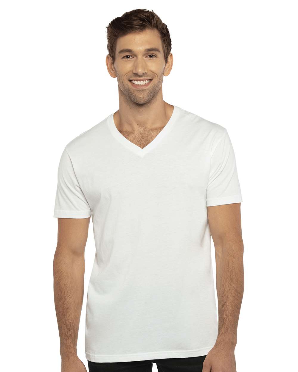 Cotton V-Neck T-Shirt - 3200