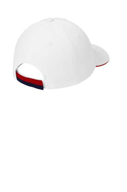 Port Authority® Sandwich Bill Cap with Striped Closure C830