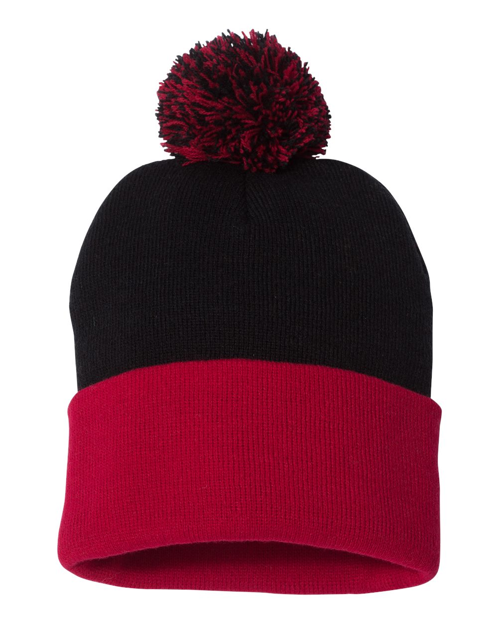 12" Pom-Pom Cuffed Beanie - SP15