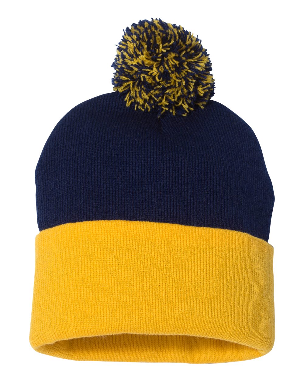 12" Pom-Pom Cuffed Beanie - SP15