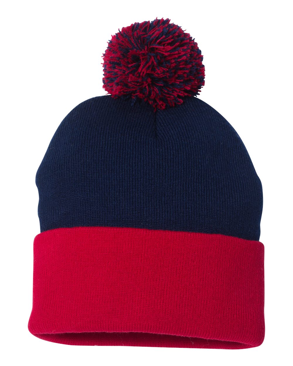 12" Pom-Pom Cuffed Beanie - SP15