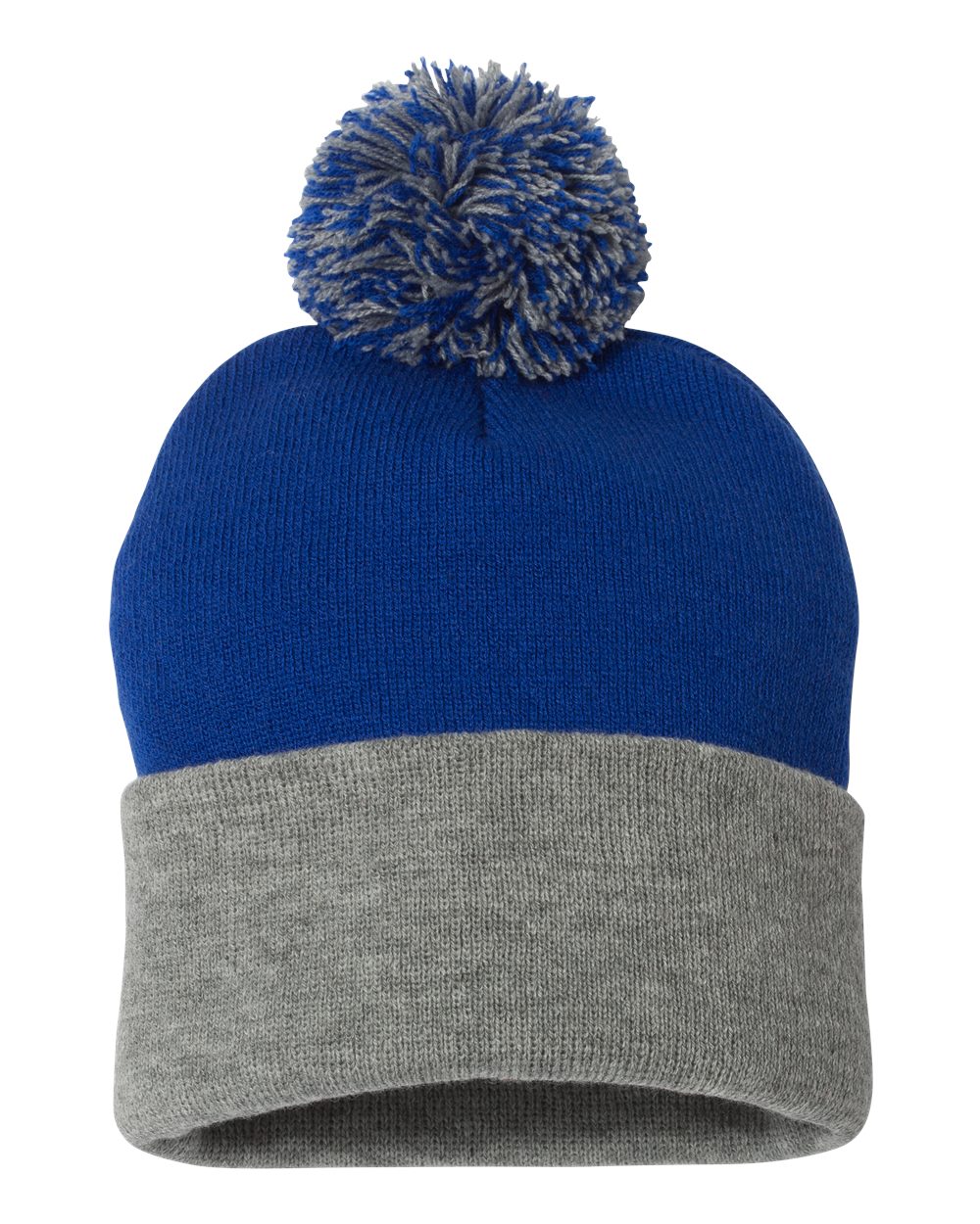 12" Pom-Pom Cuffed Beanie - SP15