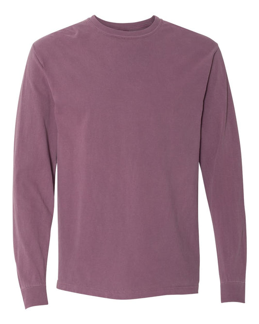 Garment-Dyed Heavyweight Long Sleeve T-Shirt - 6014