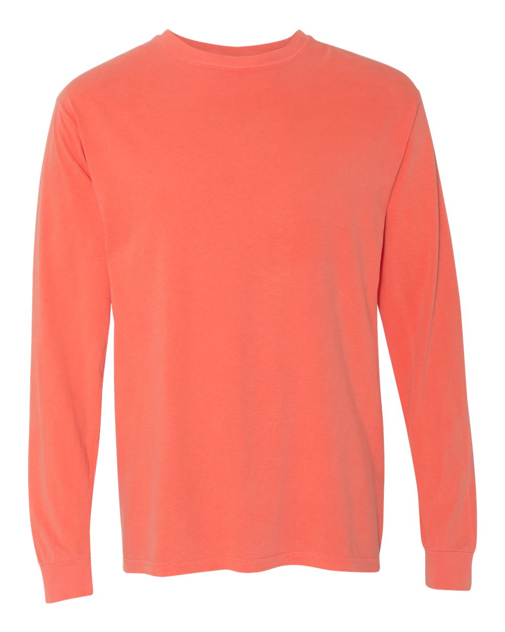 Garment-Dyed Heavyweight Long Sleeve T-Shirt - 6014