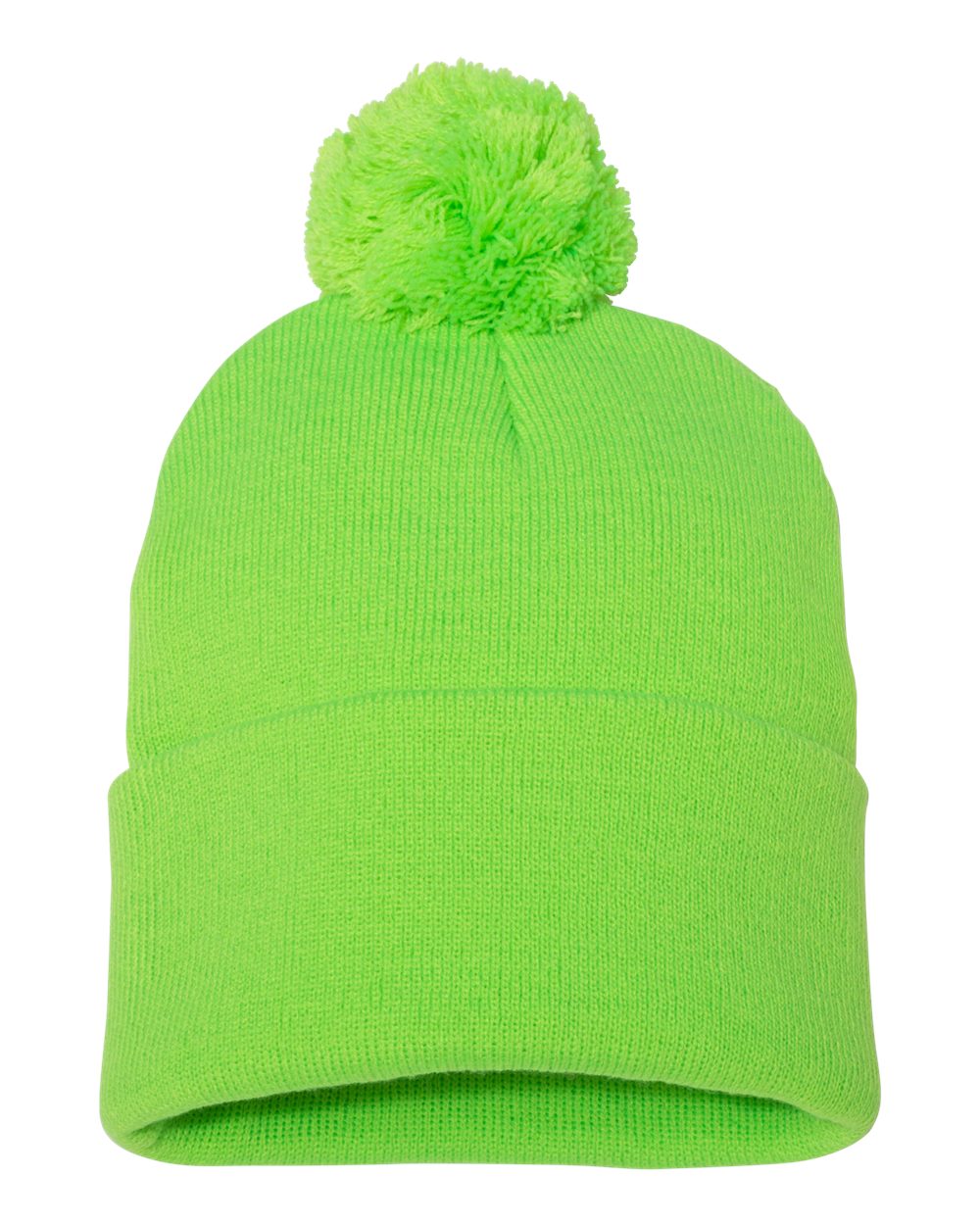 12" Pom-Pom Cuffed Beanie - SP15