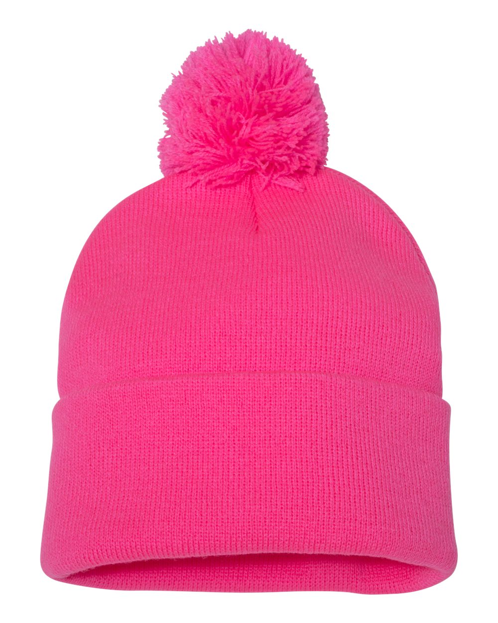 12" Pom-Pom Cuffed Beanie - SP15