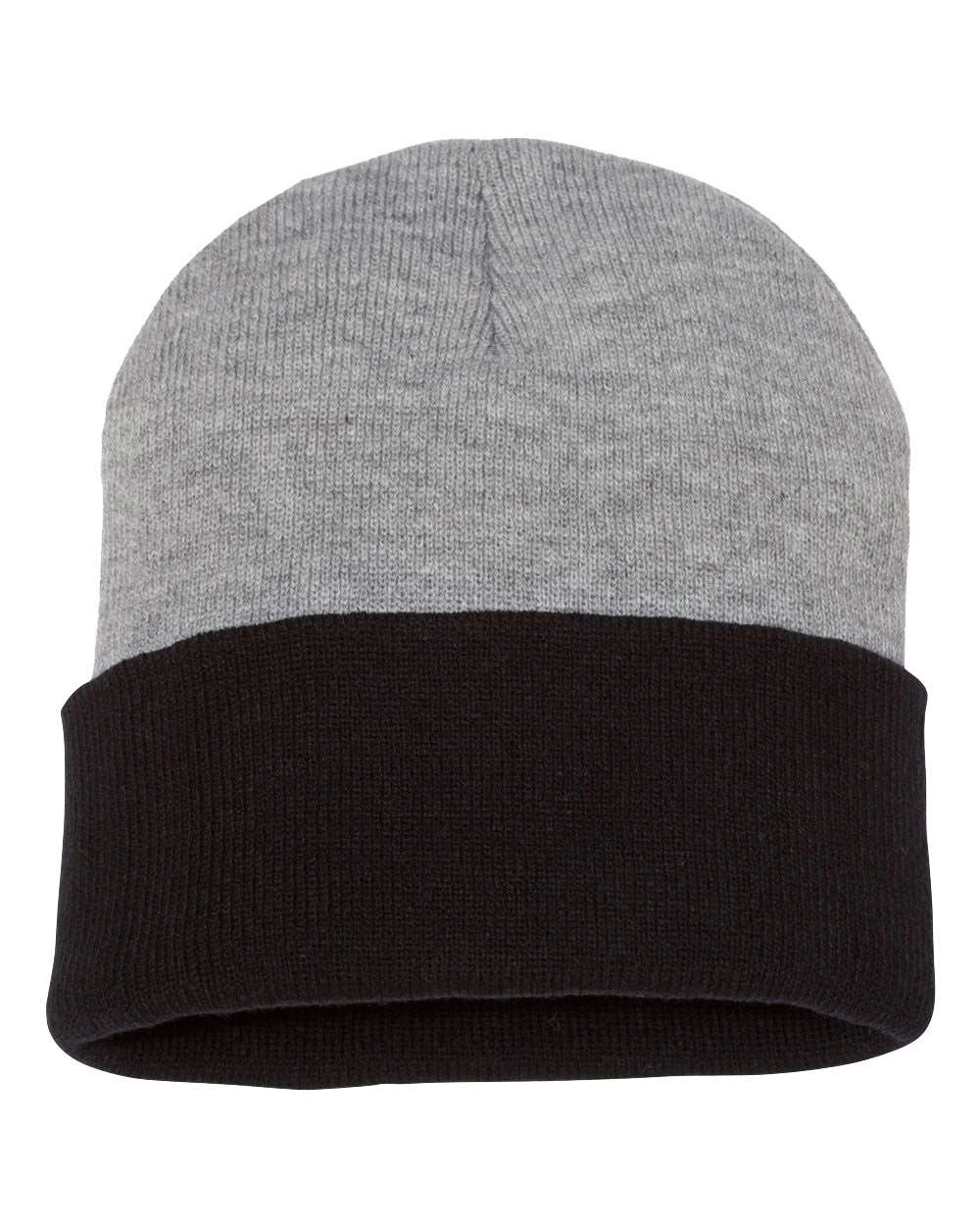 12" Color Blocked Cuffed Beanie - SP12T