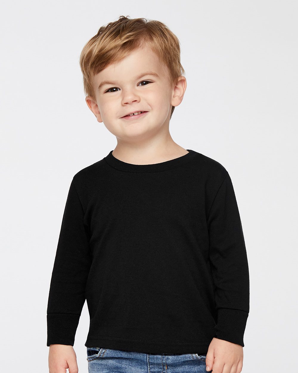 Toddler Cotton Jersey Long Sleeve Tee - 3311-Rabbit Skins-WowApparelNYC-blank apparel-nyc-clothing blanks