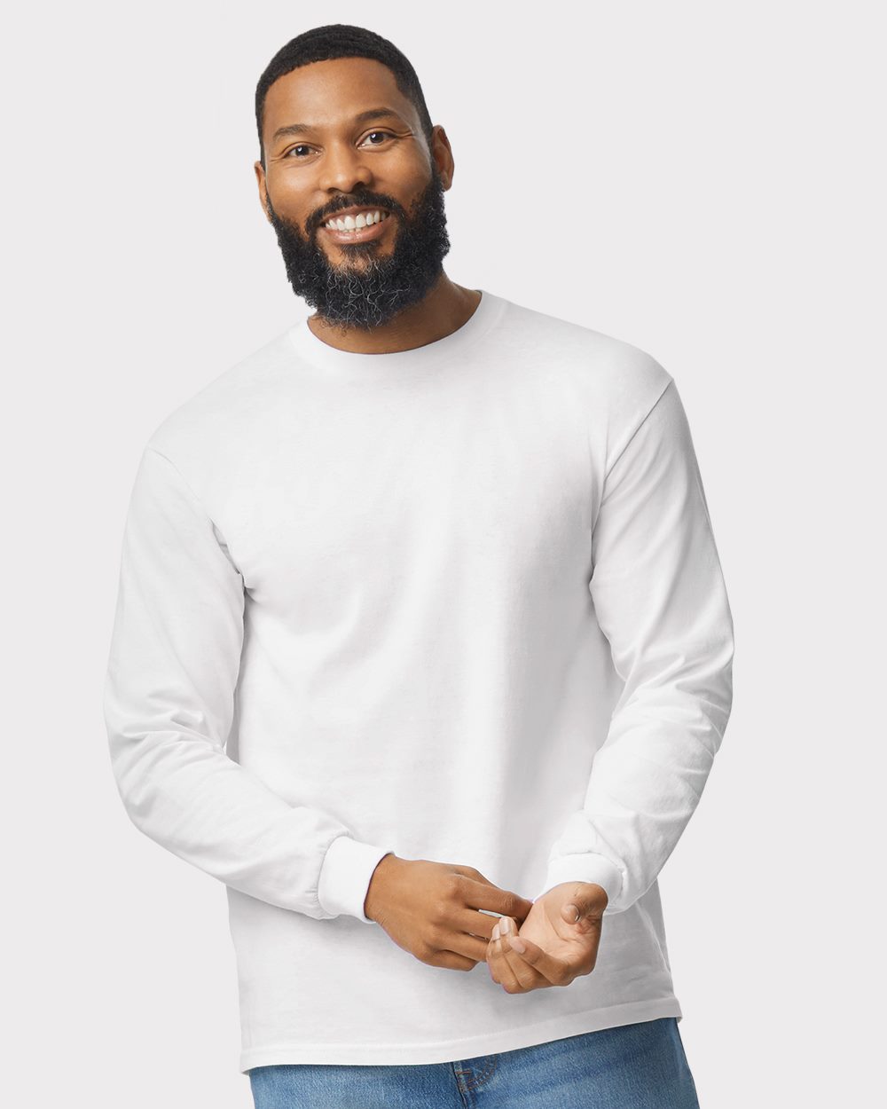 Heavy Cotton™ Long Sleeve T-Shirt - 5400-Gildan-WowApparelNYC-blank apparel-nyc-clothing blanks