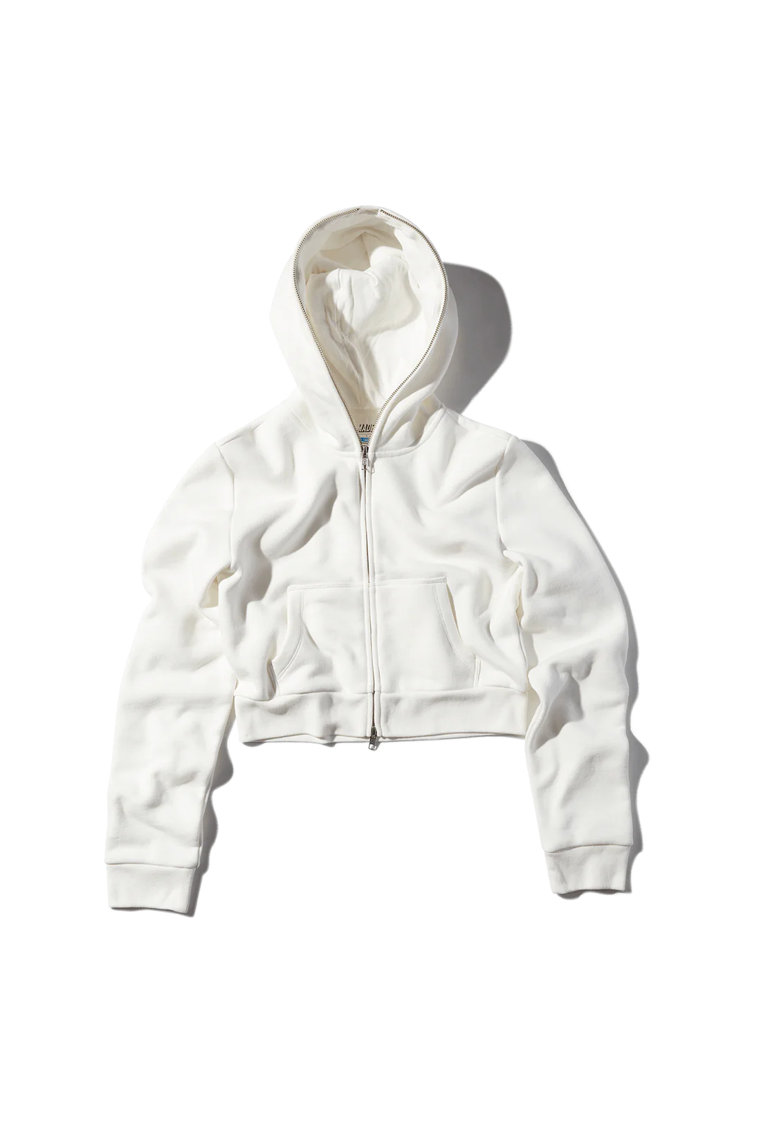 Cropped Full Zip Body Bag Hoodie MD955