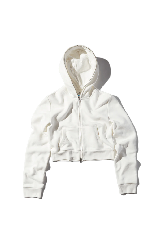 Cropped Full Zip Body Bag Hoodie MD955