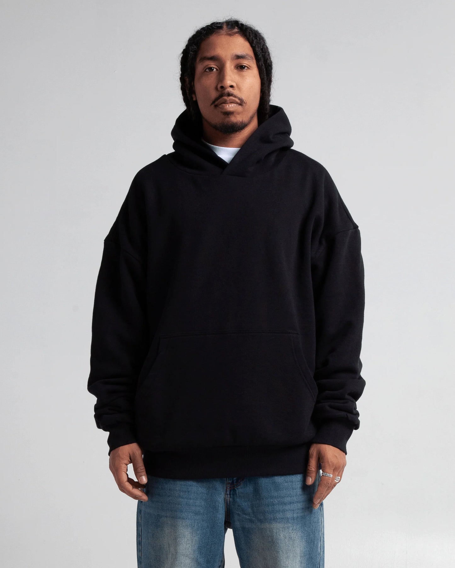 Garment Dye Double Layer Reversible Hoodie