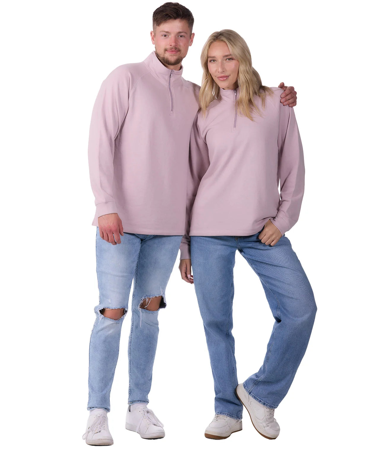 RAGLAN 1/4 ZIP MOCKNECK UFR-3245
