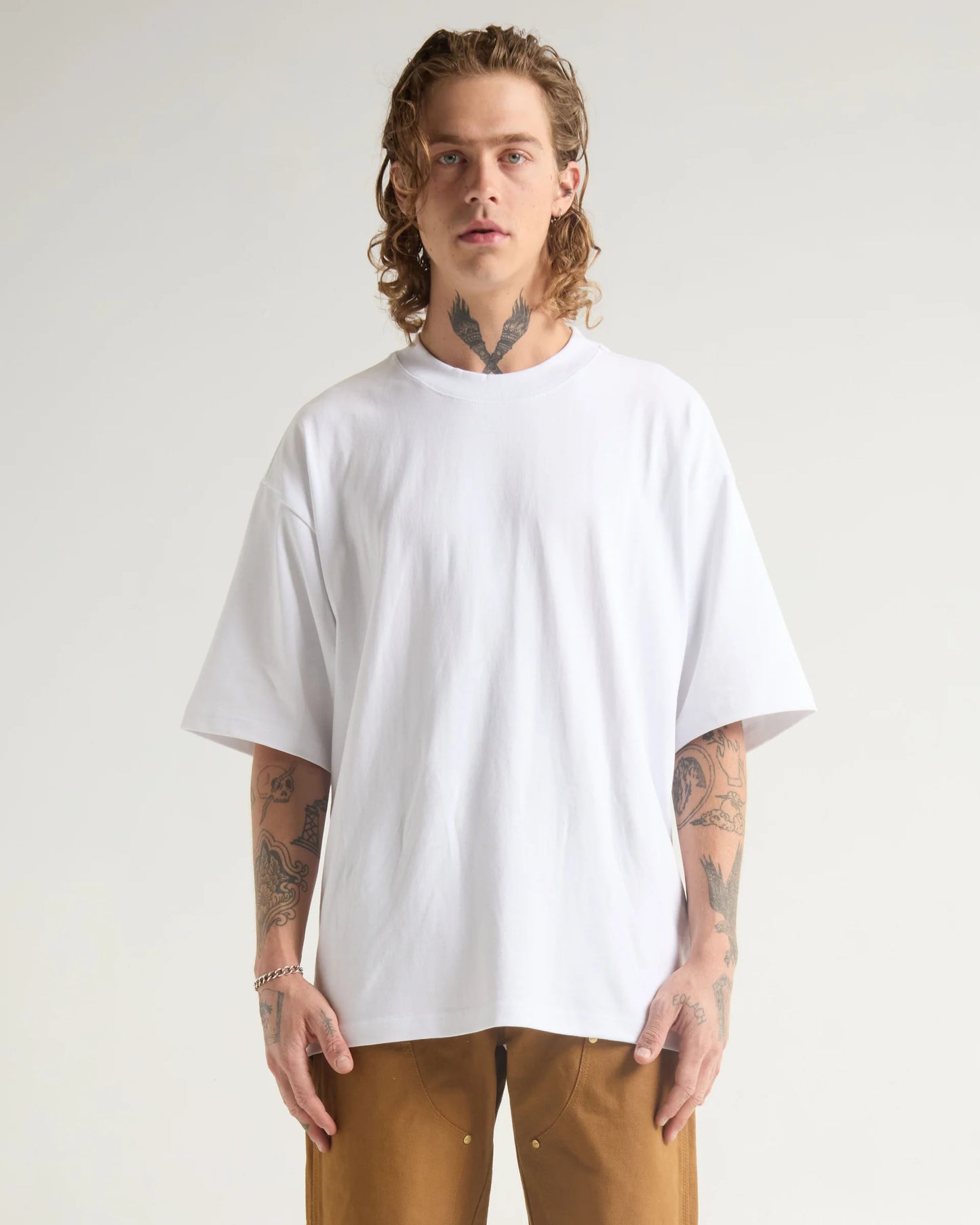 Shaka Wear Men's Garment Dyed Designer T-Shirt - SHGDN
