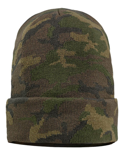 12" Solid Cuffed Beanie - SP12