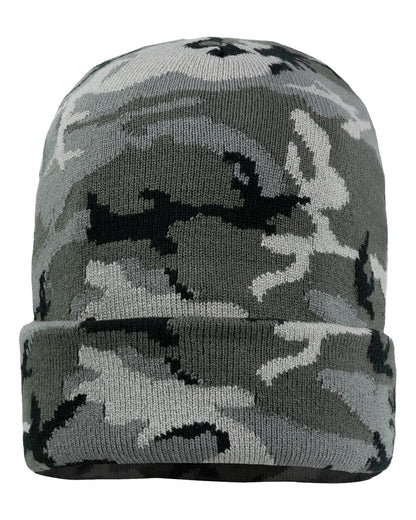 12" Solid Cuffed Beanie - SP12