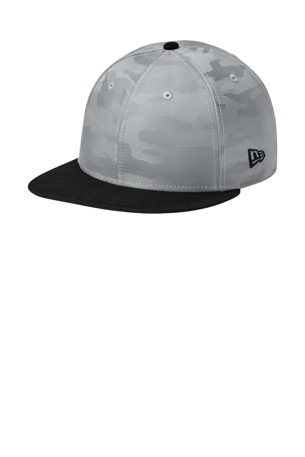 New Era® Camo Flat Bill Snapback Cap NE407