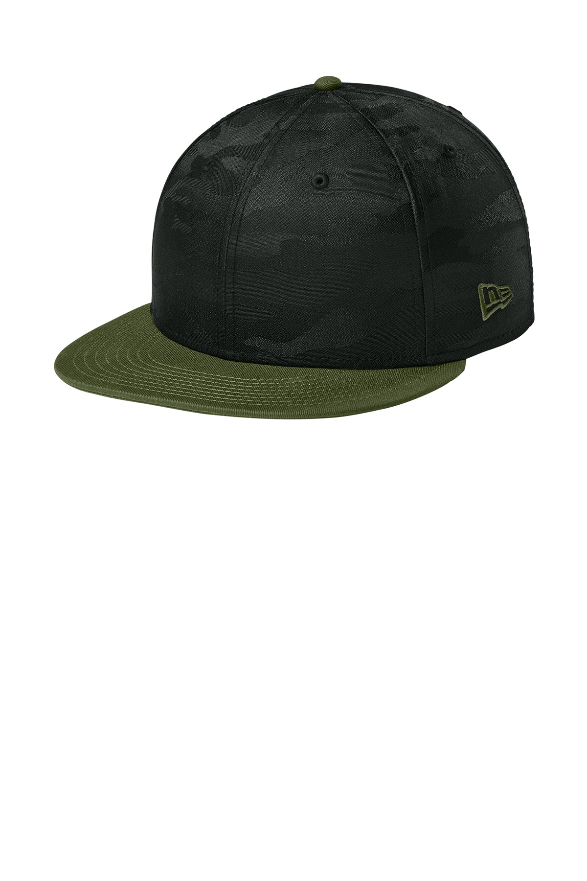New Era® Camo Flat Bill Snapback Cap NE407