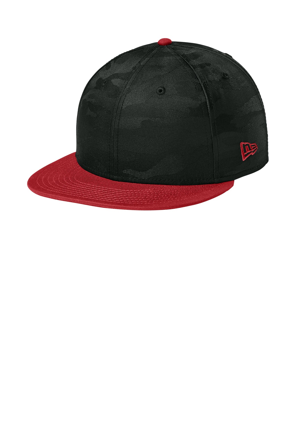 New Era® Camo Flat Bill Snapback Cap NE407