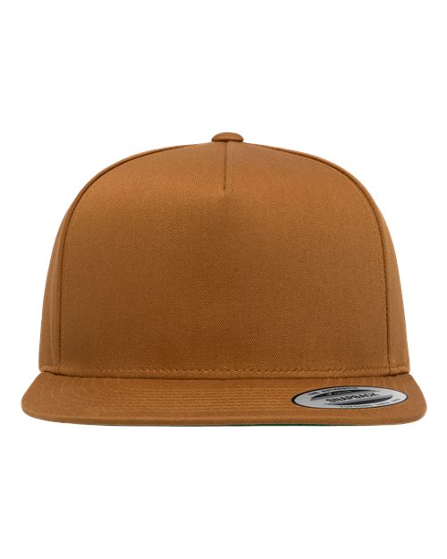Five-Panel Cotton Twill Snapback Cap - 6007