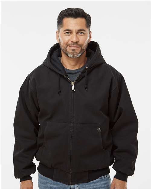 Men's Cheyenne Boulder Cloth™ Hooded Jacket with Tricot Quilt Lining 5020