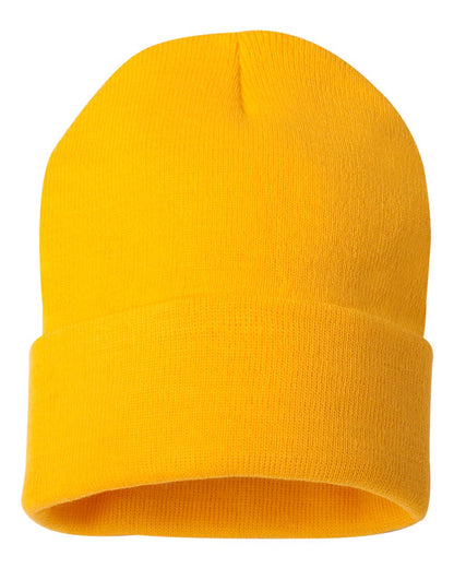 12" Solid Cuffed Beanie - SP12