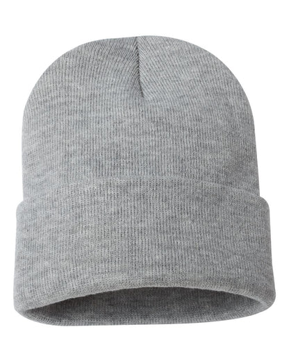 12" Solid Cuffed Beanie - SP12