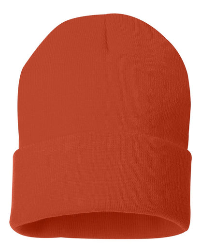 12" Solid Cuffed Beanie - SP12