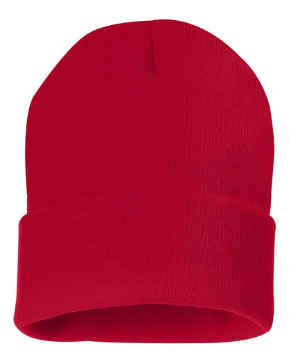 12" Solid Cuffed Beanie - SP12