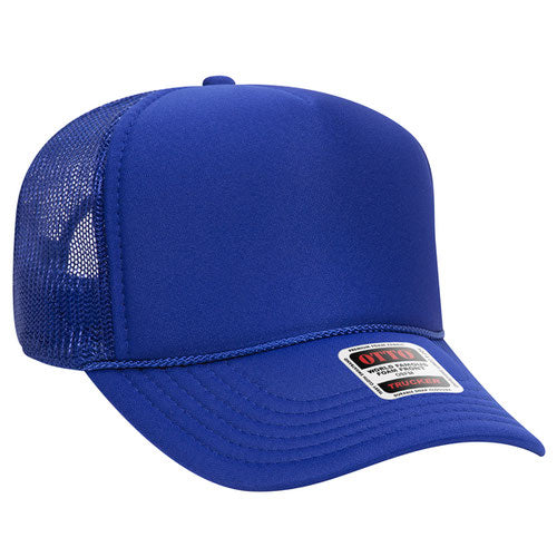 OTTO CAP® 5 Panel Mid Profile Mesh Back Trucker Hat  32-467