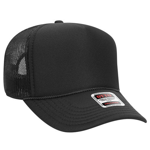 OTTO CAP® 5 Panel Mid Profile Mesh Back Trucker Hat  32-467