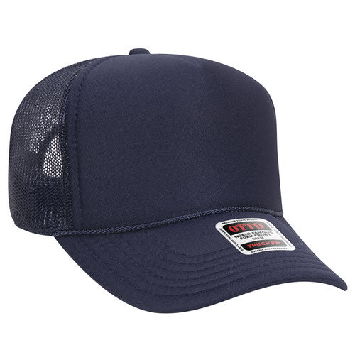 OTTO CAP® 5 Panel Mid Profile Mesh Back Trucker Hat  32-467