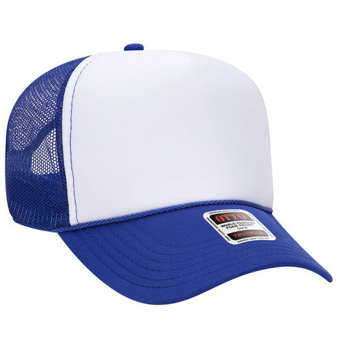 OTTO CAP® 5 Panel Mid Profile Mesh Back Trucker Hat  32-467